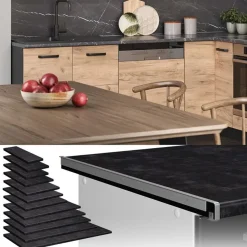 VICCO - Werkblad - Donkere Elegantie, Antracietlook - 50 Cm