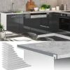 VICCO - Werkblad - Wit Marmereffect, Strakke Stijl - 50 Cm