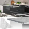 VICCO - Werkblad - Wit Marmerlook, Groot Oppervlak - 97 Cm