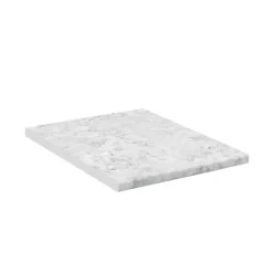Vicco - Werkblad - Witte Marmerstijl, Compacte Afmetingen - 45 Cm