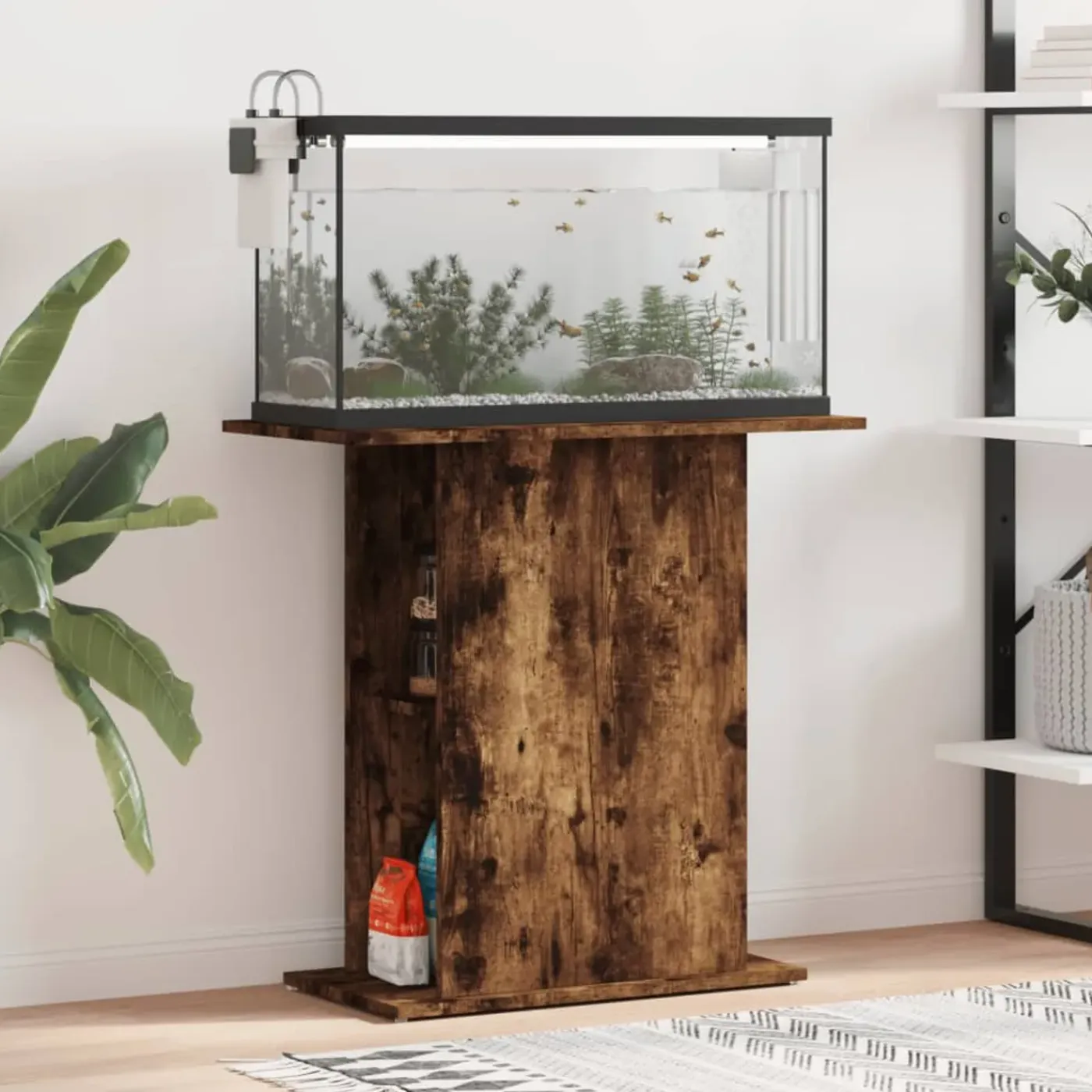 vidaXL -aquariumkast -bruin -75 X 36 X 72.5 Cm -bewerkt Hout