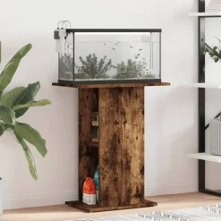 vidaXL -aquariumkast -bruin -60.5 X 36 X 72.5 Cm -bewerkt Hout