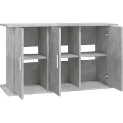 vidaXL Aquariumkast Grijs 101 X 41 X 58 Cm Aquarium Standaard