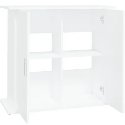 vidaXL -aquariumkast -wit -81 X 36 X 73 Cm -bewerkt Hout