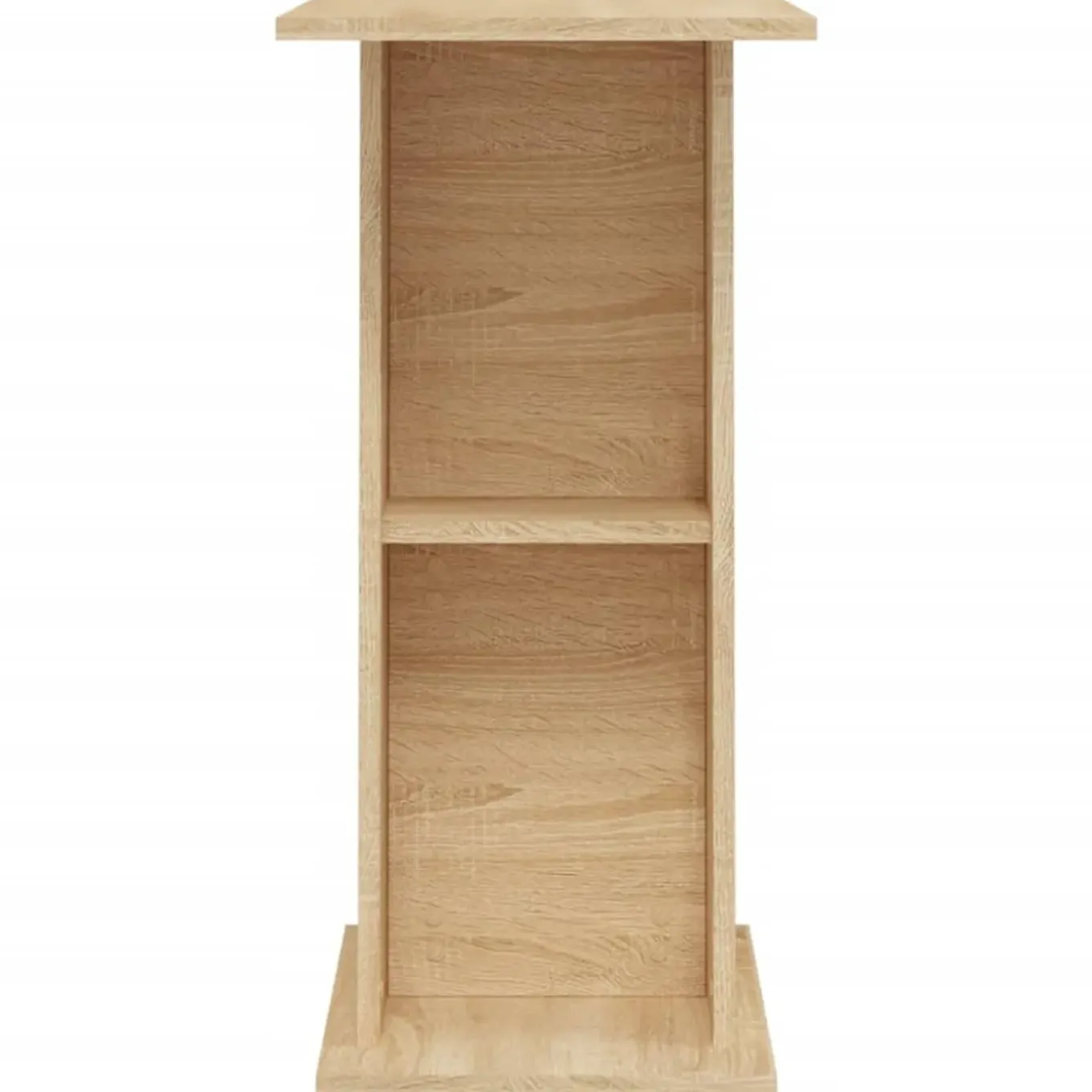 Vidaxl -aquariumstandaard -bruin -60.5 X 36 X 72.5 Cm -bewerkt Hout