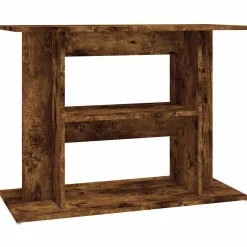 vidaXL -aquariumstandaard -bruin -80 X 35 X 60 Cm -bewerkt Hout
