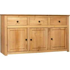 vidaXL Dressoir 1 Bruin Houten Dressoir