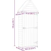 vidaXL Gereedschapsschuur 69 Bruin 69,5 X 32 X 178 Cm Houten Schuur