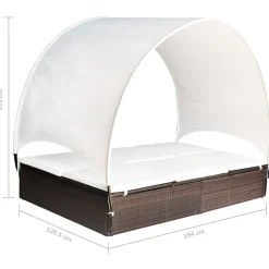 vidaXL Hangmat 1 Crème Hang Mat