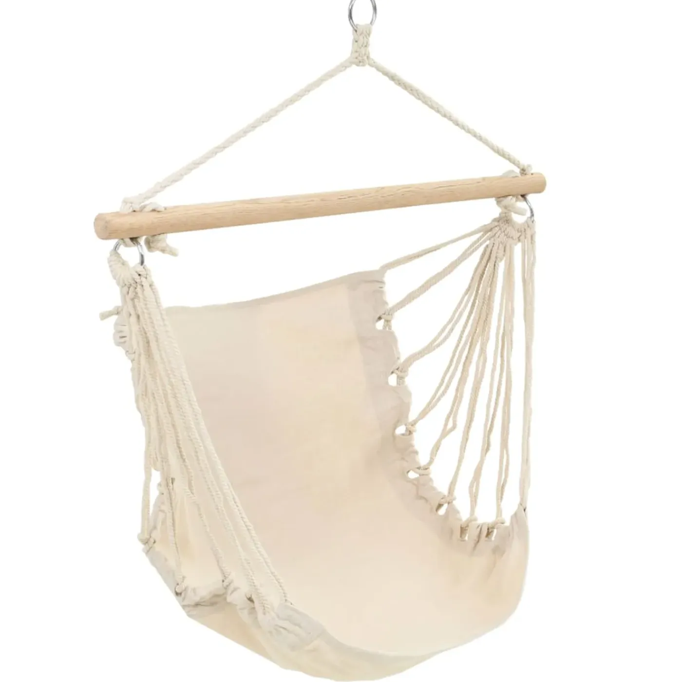 vidaXL hangstoel creme 185x125cm