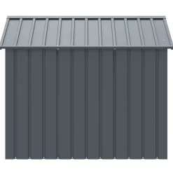 Vidaxl -hondenhok -antraciet -staal