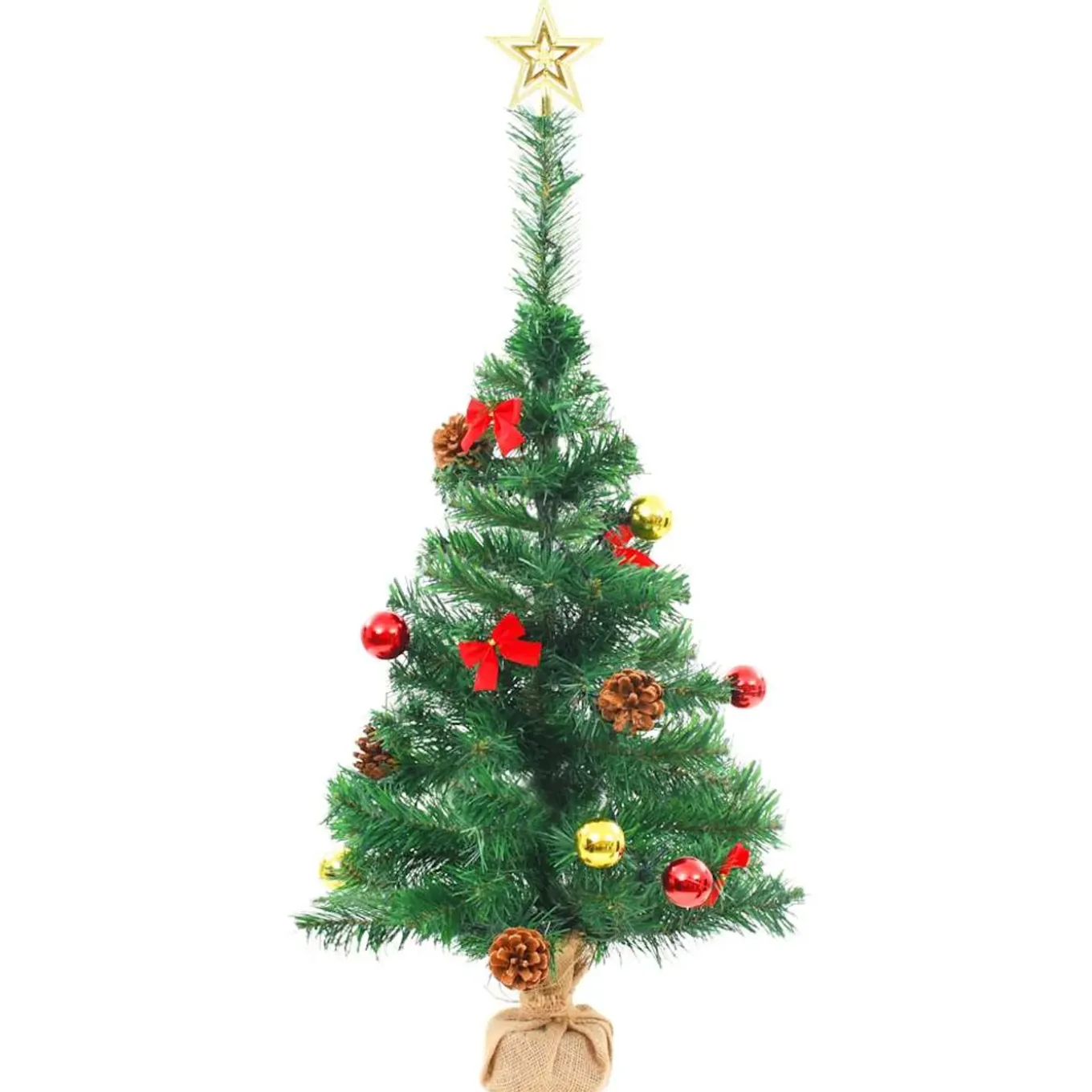 Vidaxl -kerstboom -groen -pvc
