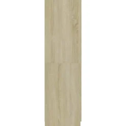 Vidaxl - Kledingkast - 2 Deuren 2 Lades - Sonoma Oak - 80x52x180 Cm