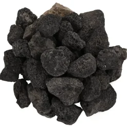Vidaxl Lavasteen Zwart 3-5 Cm (10 Kg) Vulkanisch Lavasteen