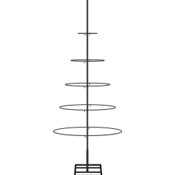 Vidaxl -metalen Kerstboom -zwart -125 Cm -staal