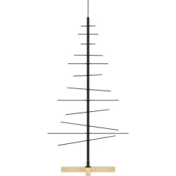 vidaXL -metalen Kerstboom -zwart -120 Cm -staal