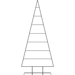 Vidaxl Metalen Kunstkerstboom 1 Zwart 150 Cm