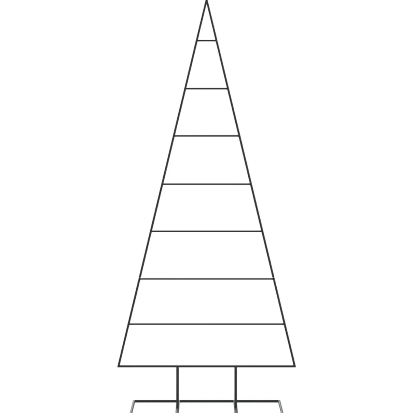 Vidaxl Metalen Kunstkerstboom 1 Zwart 150 Cm