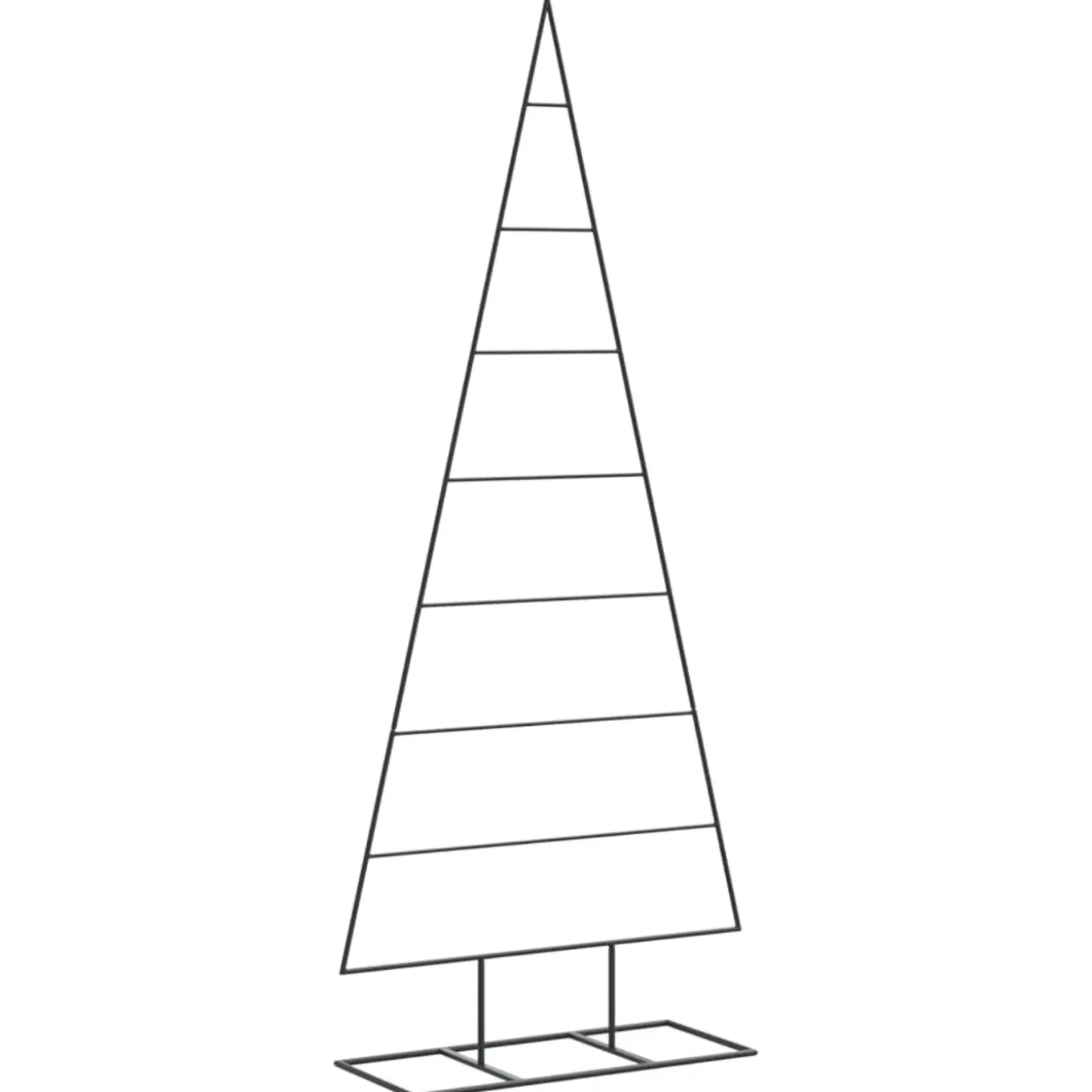 Vidaxl Metalen Kunstkerstboom 1 Zwart 150 Cm