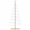 vidaXL Metalen Kunstkerstboom 1 Zwart 210 Cm
