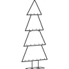 vidaXL Metalen Kunstkerstboom 1 Zwart 90 Cm
