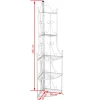 Vidaxl Plantenrek 1 Wit Planten Rek