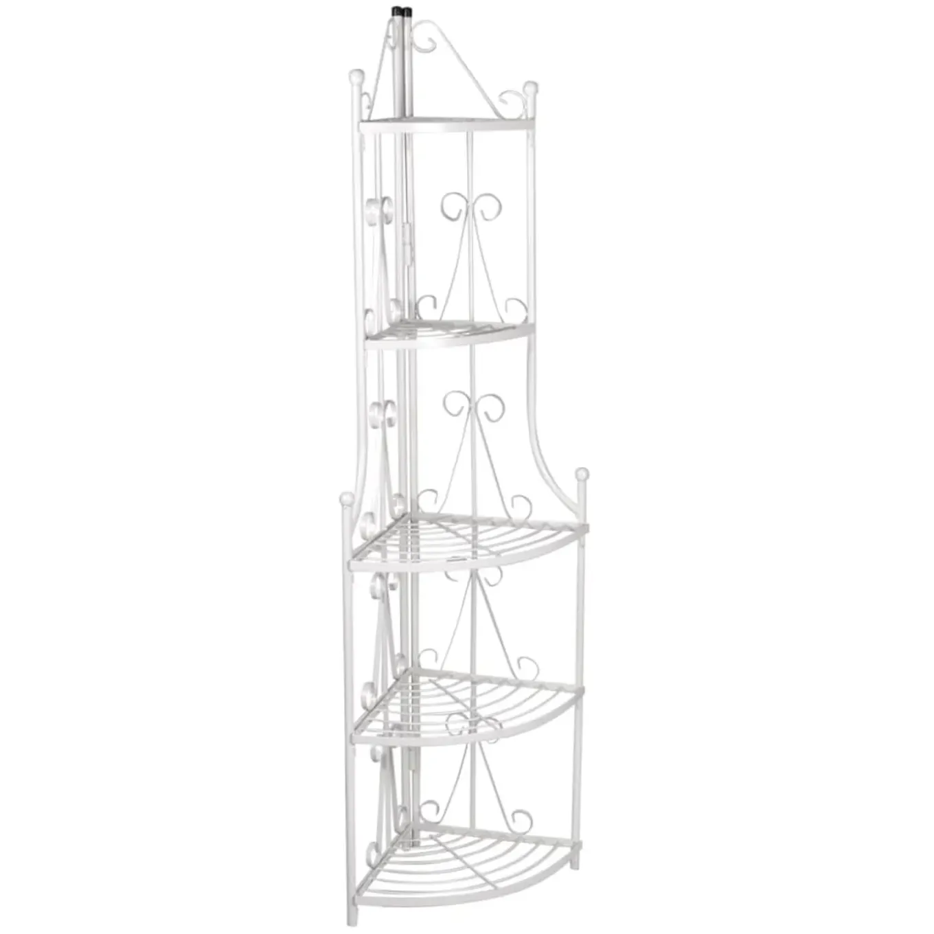 Vidaxl Plantenrek 1 Wit Planten Rek