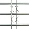 vidaXL Raam Hekwerk 1 Zilver 500-650 mm raambeveiliging