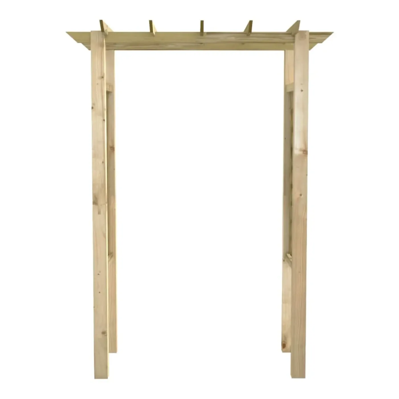 vidaXL - Rozenboog - Rotbestendig - Grenenhout - Groen - 150x60x204 Cm