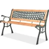 vidaXL Tuinbank 1 Bruin 122 Cm Tuinbankje