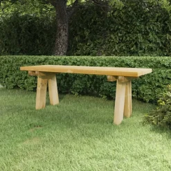 vidaXL -tuinbank -bruin -110 X 38 X 45 Cm -grenenhout