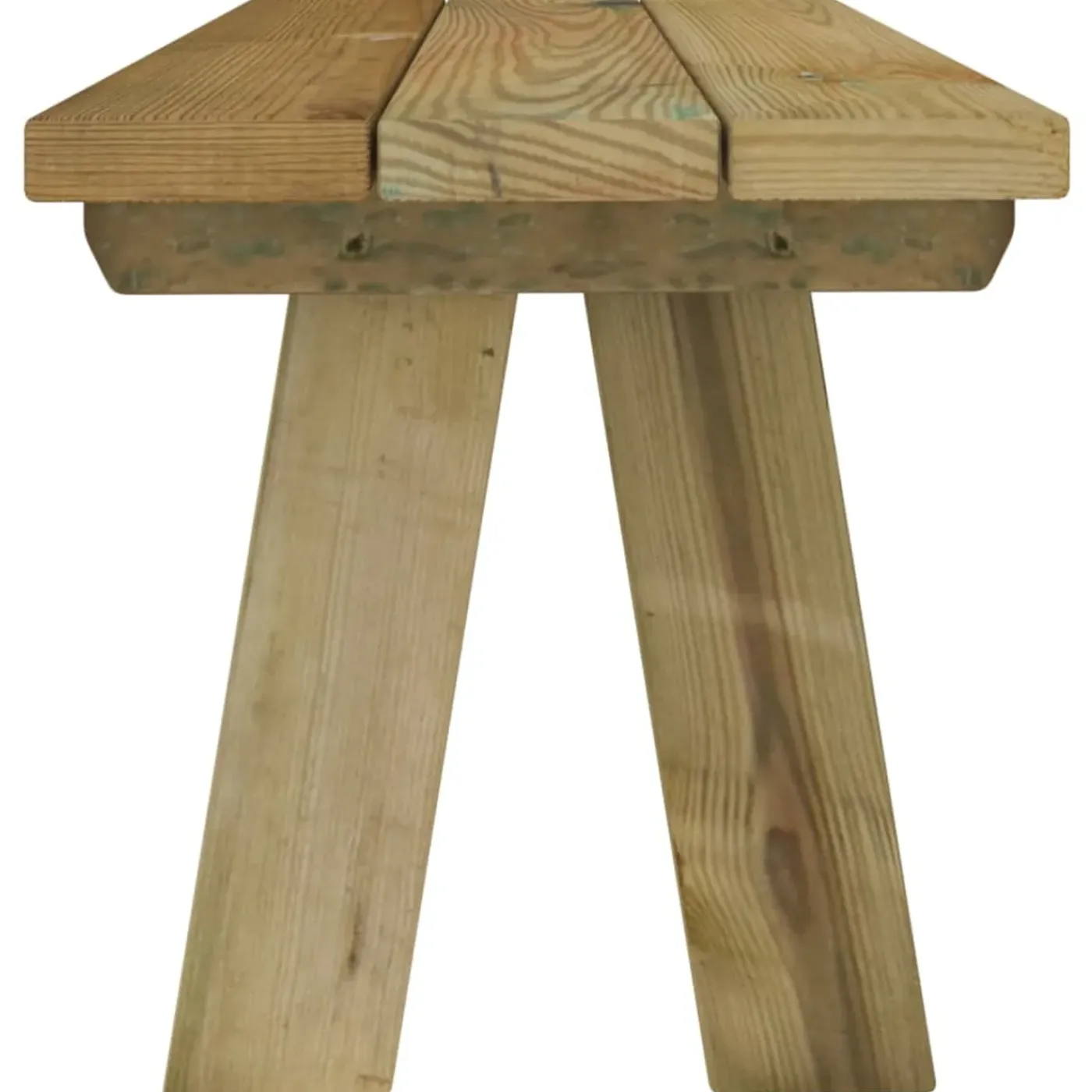 vidaXL -tuinbank -bruin -110 X 38 X 45 Cm -grenenhout