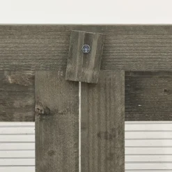 vidaXL -tuinkas -grijs -hout