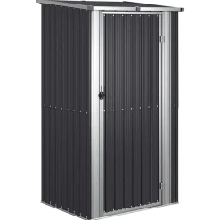 Vidaxl -tuinschuur -antraciet -staal