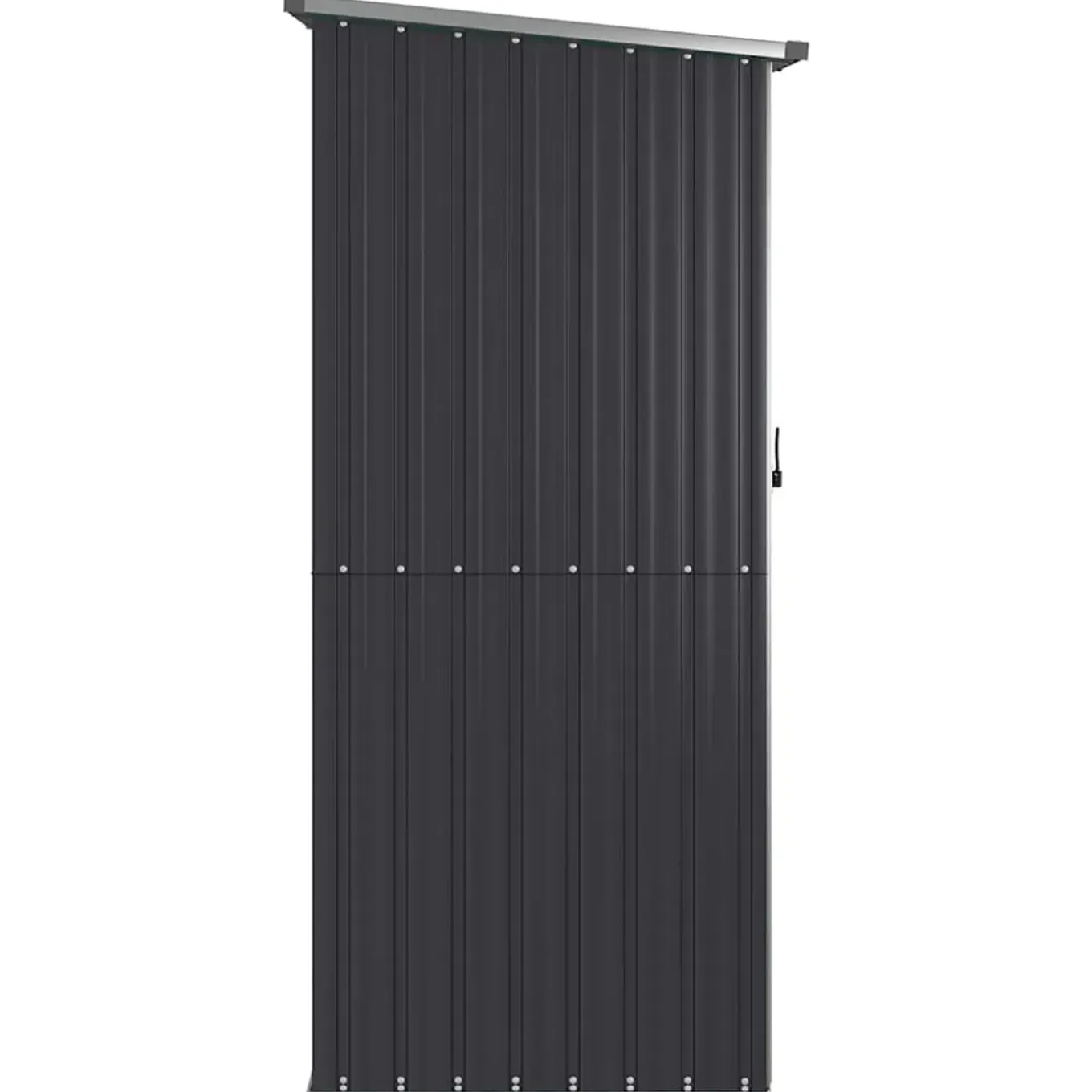 Vidaxl -tuinschuur -antraciet -staal