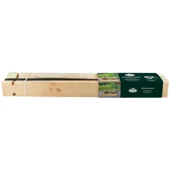 Vierkante Meter Tuin - Hout - Inclusief Worteldoek - 9 Vakken - Moestuin - 100x100x20 Cm