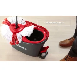 Vileda EasyWring microvezel mop + CleanTurbo Emmer