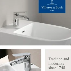 Villeroy & Boch - Bidetkraan - Oasis - Chroom - 73 Mm - Eengreeps