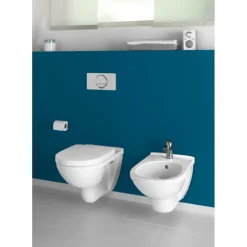 Villeroy & Boch O.novo Wandbidet - Met Overloop - 1 Kraangat - White Alpine (glans Wit)