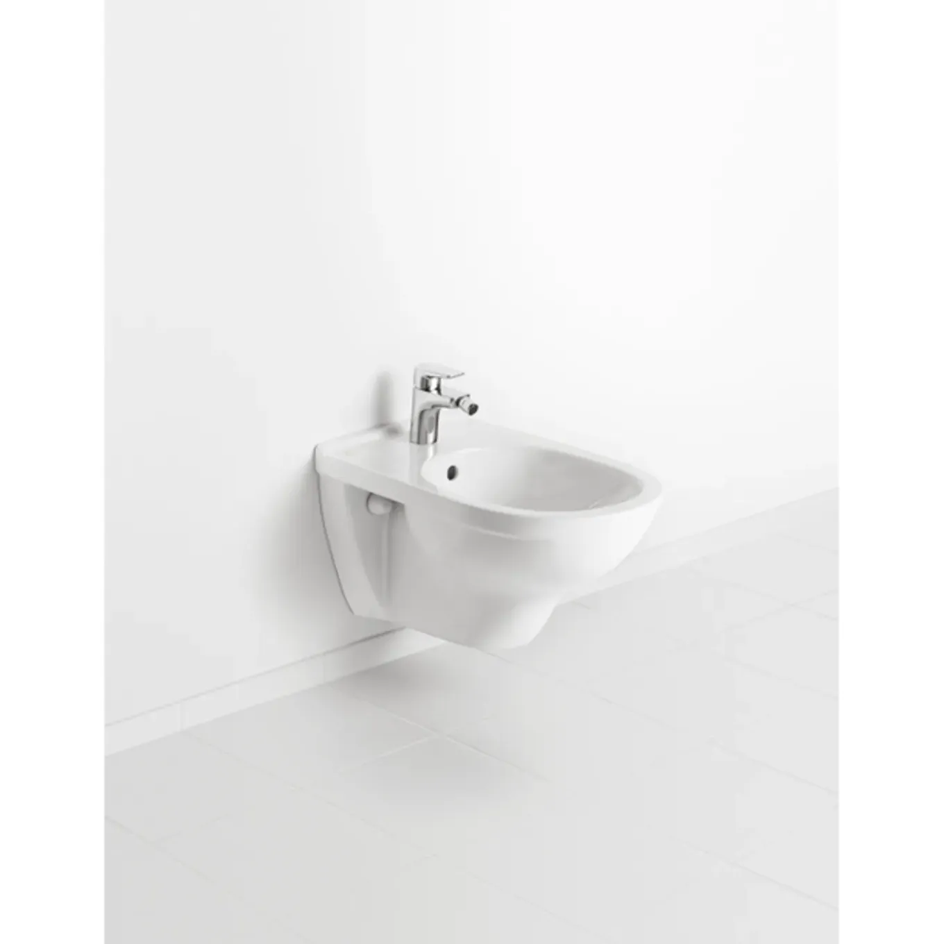 Villeroy & Boch O.novo Wandbidet - Met Overloop - 1 Kraangat - White Alpine (glans Wit)