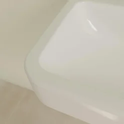 Villeroy & Boch O.novo Wastafel - 55x46cm - Met Overloop - 1 Kraangat - White Alpine (glans Wit)
