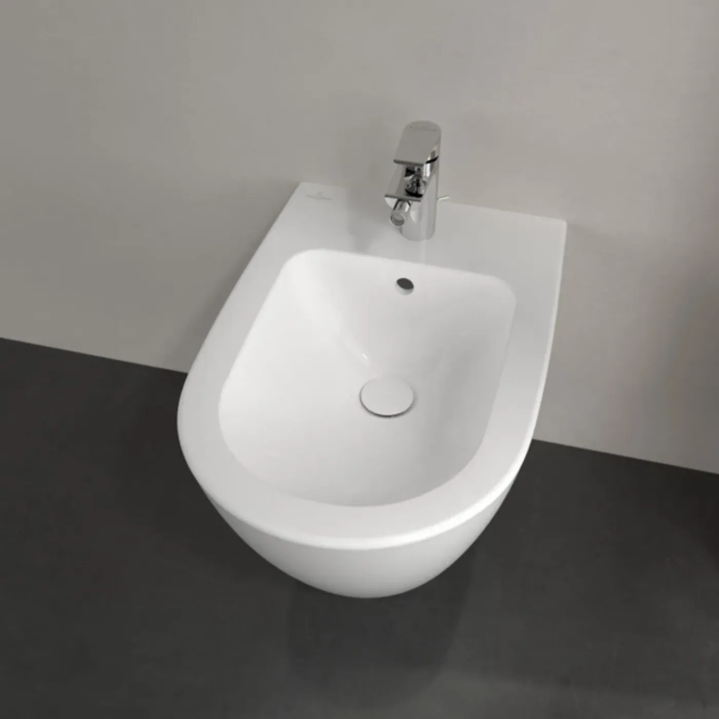 Villeroy & Boch Subway 2.0 Wandbidet - 56.5x37.5x28cm - Met Overloop - White Alpine (glans Wit)