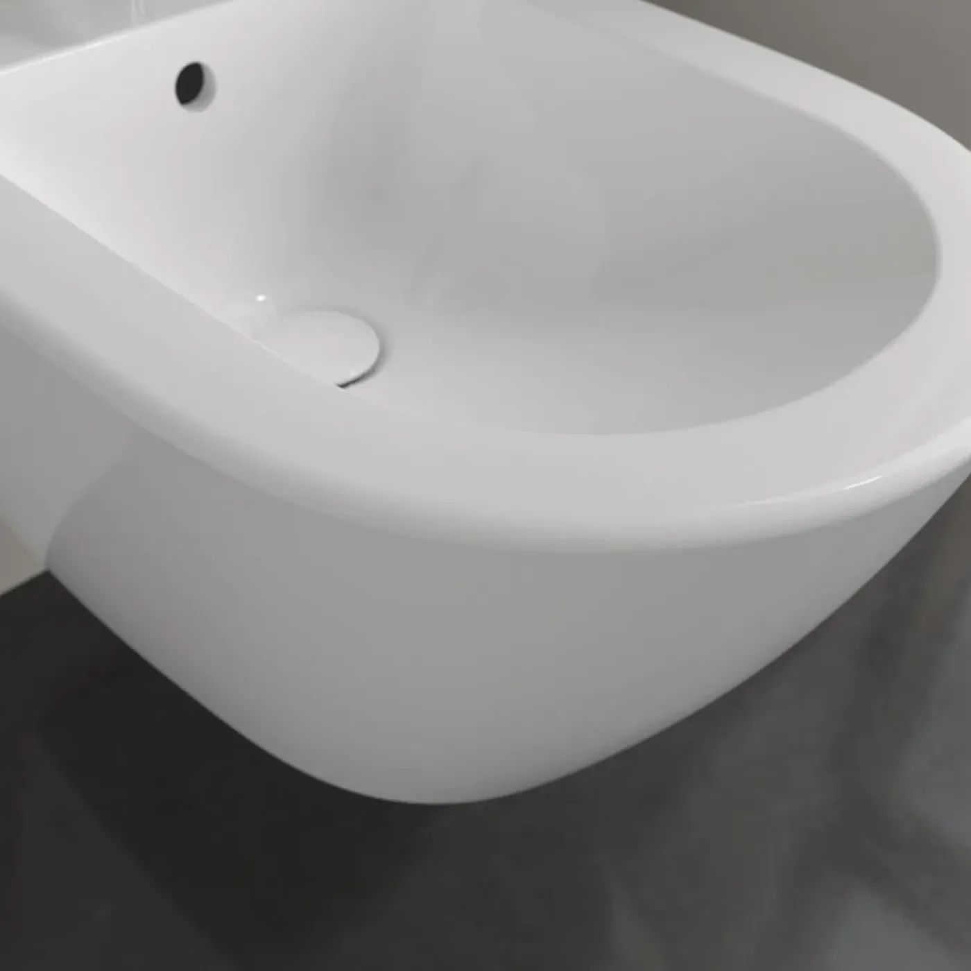 Villeroy & Boch Subway 2.0 Wandbidet - 56.5x37.5x28cm - Met Overloop - White Alpine (glans Wit)