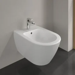 Villeroy & Boch Subway 2.0 Wandbidet - 56.5x37.5x28cm - Met Overloop - White Alpine (glans Wit)