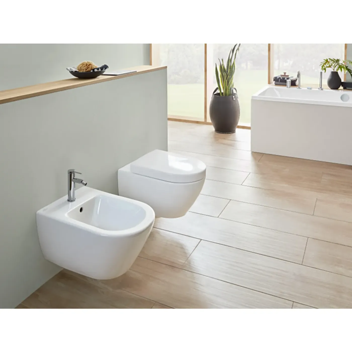 Villeroy & Boch Subway 2.0 Wandbidet - 56.5x37.5x28cm - Met Overloop - White Alpine (glans Wit)
