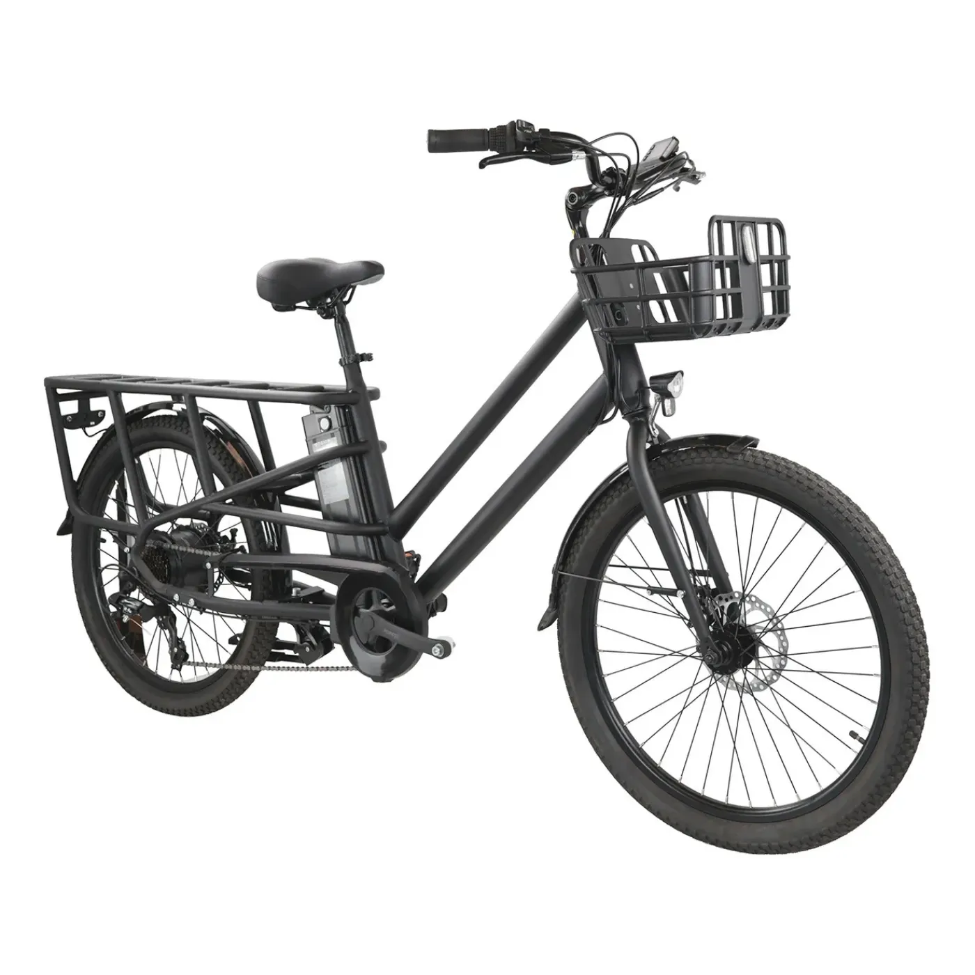 Villette Le Prolonge Longtail Transportfiets Zwart