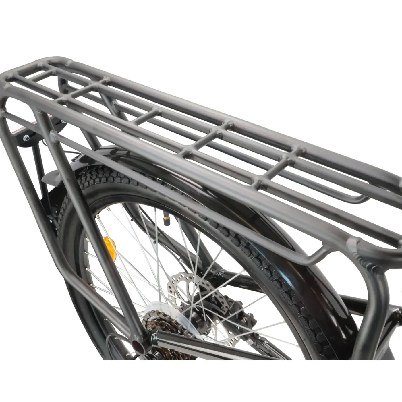 Villette Midmotor Ebike Transport Longtail 13ah 7sp Zwart