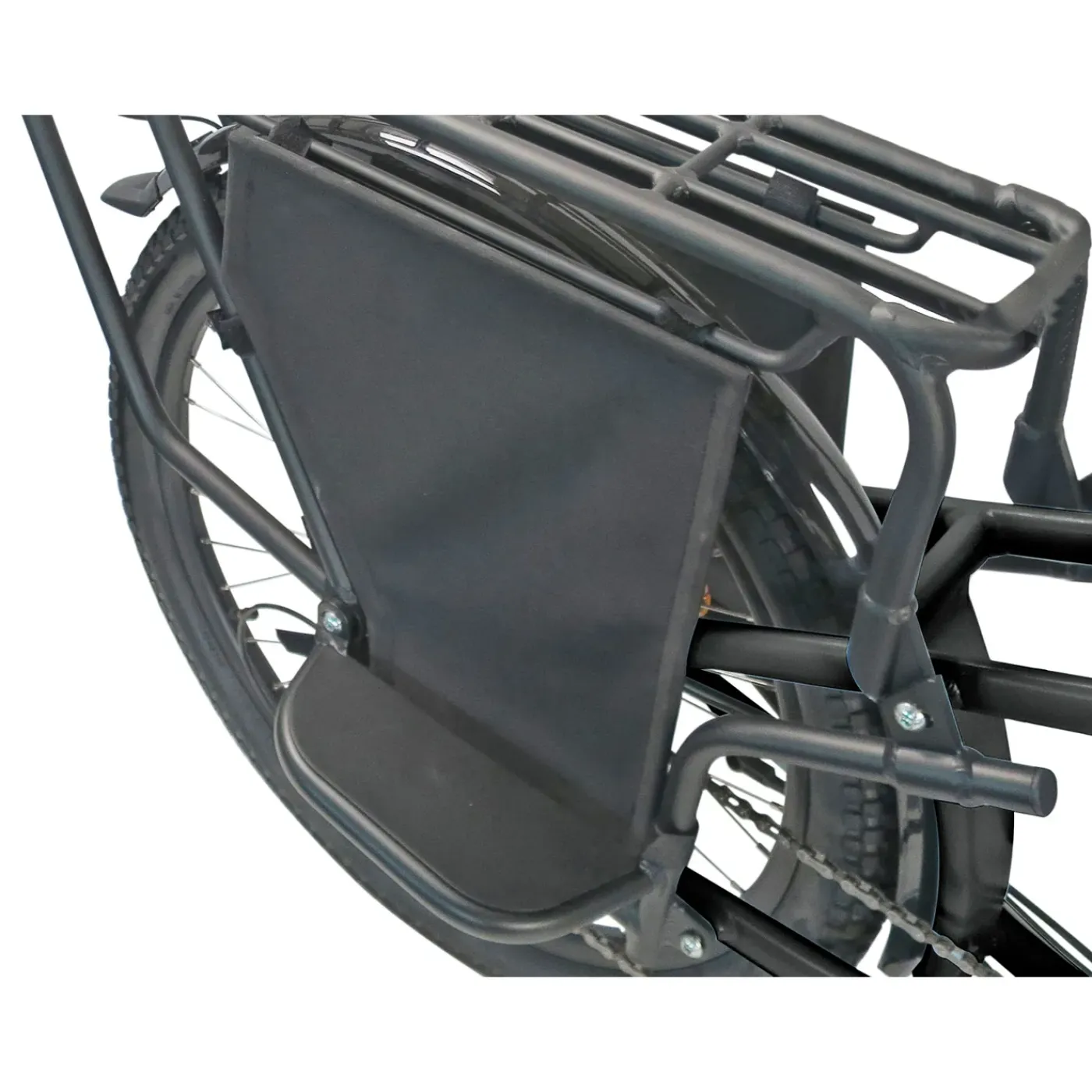 Villette Midmotor Ebike Transport Longtail 13ah 7sp Zwart