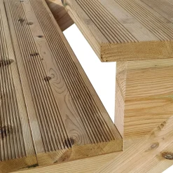 Vinuovo Milano Buitentrap 4 Treden - Bordes L116 X B120 Cm - Leuning L+a