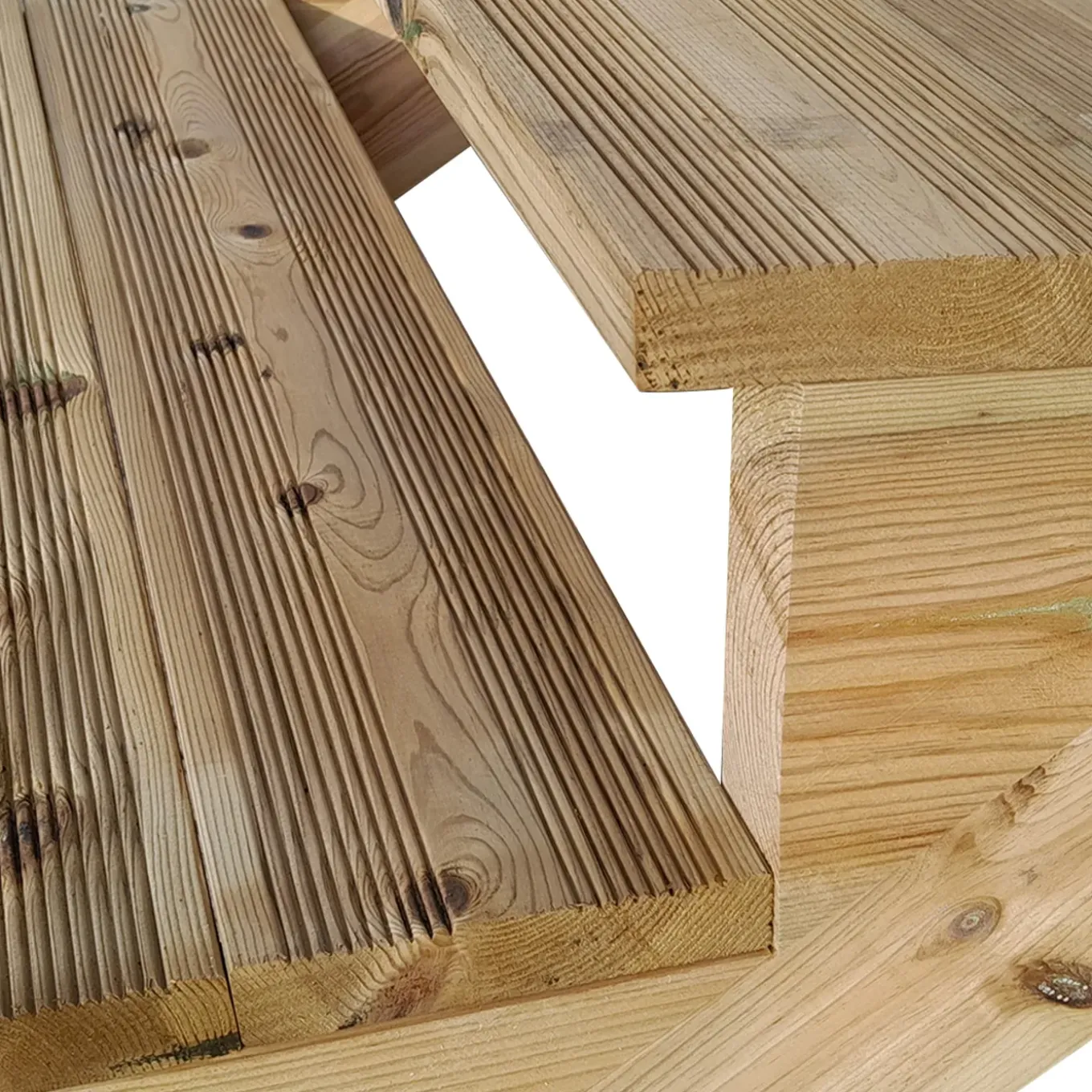 Vinuovo Milano Buitentrap 4 Treden - Bordes L116 X B120 Cm - Leuning L+a